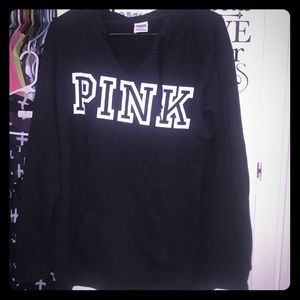 PINK logo hoodie